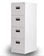 1-Key 4-Drawer Metallic Cabinet