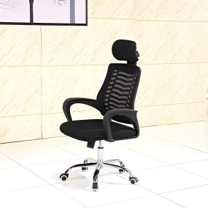 Ergonomic headrest office seat
