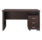 1.4m straight desk with drawers