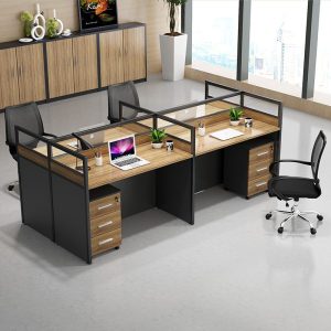 4-way modular office workstation