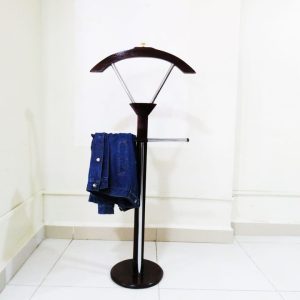 Mahogany office coat hanger