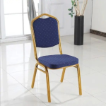 Blue banquet conference chairs