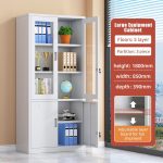 Half Glass Filing Cabinet