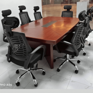 2.4m oval boardroom table