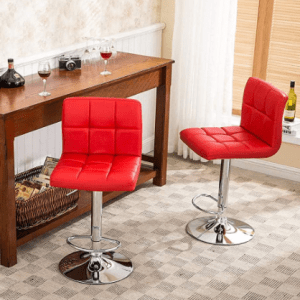 Red Swivel Counter stool